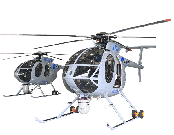 two CBH Aviation Helicopters